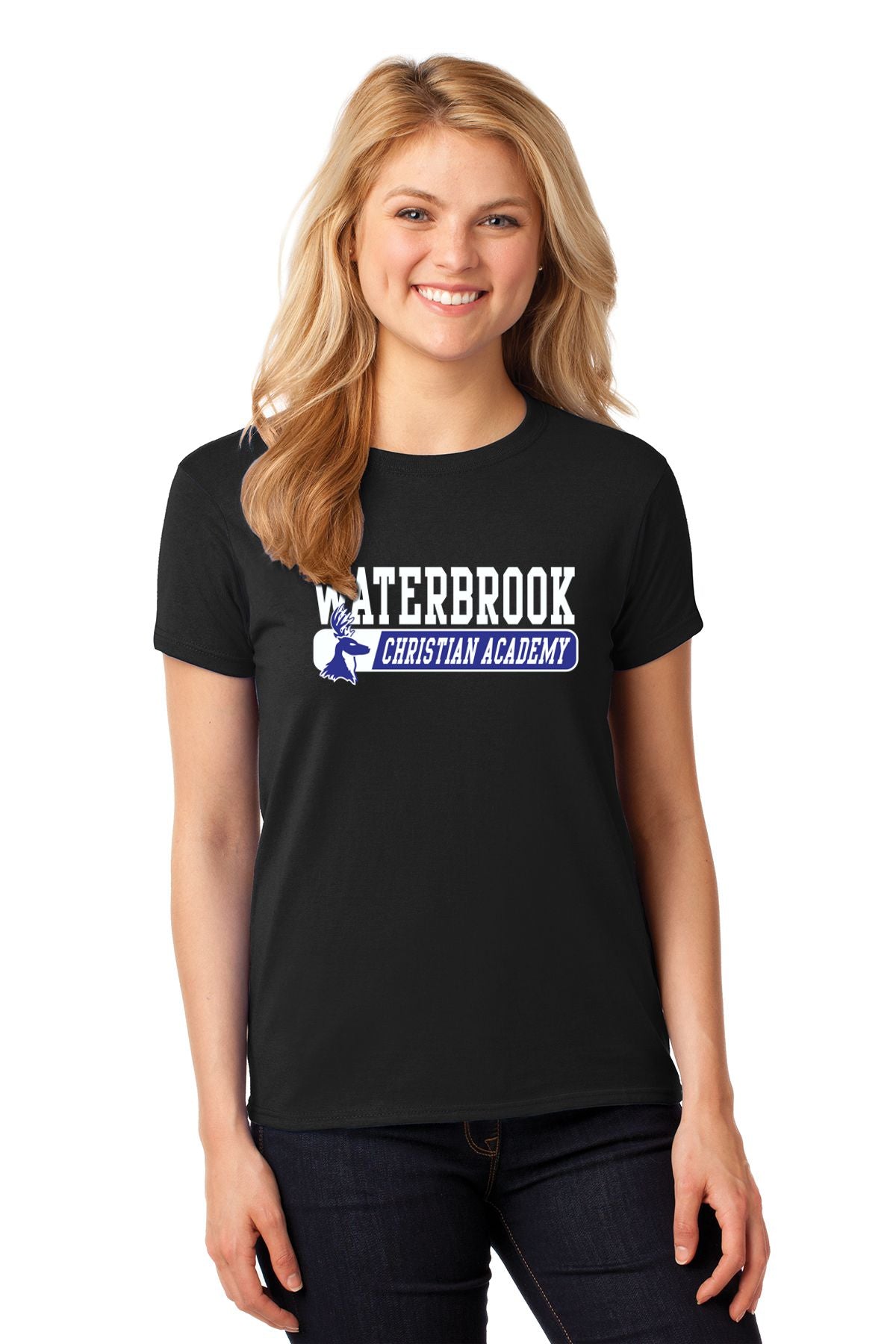 Waterbrook Christian Academy New 2024 Basic Ladies T-shirt