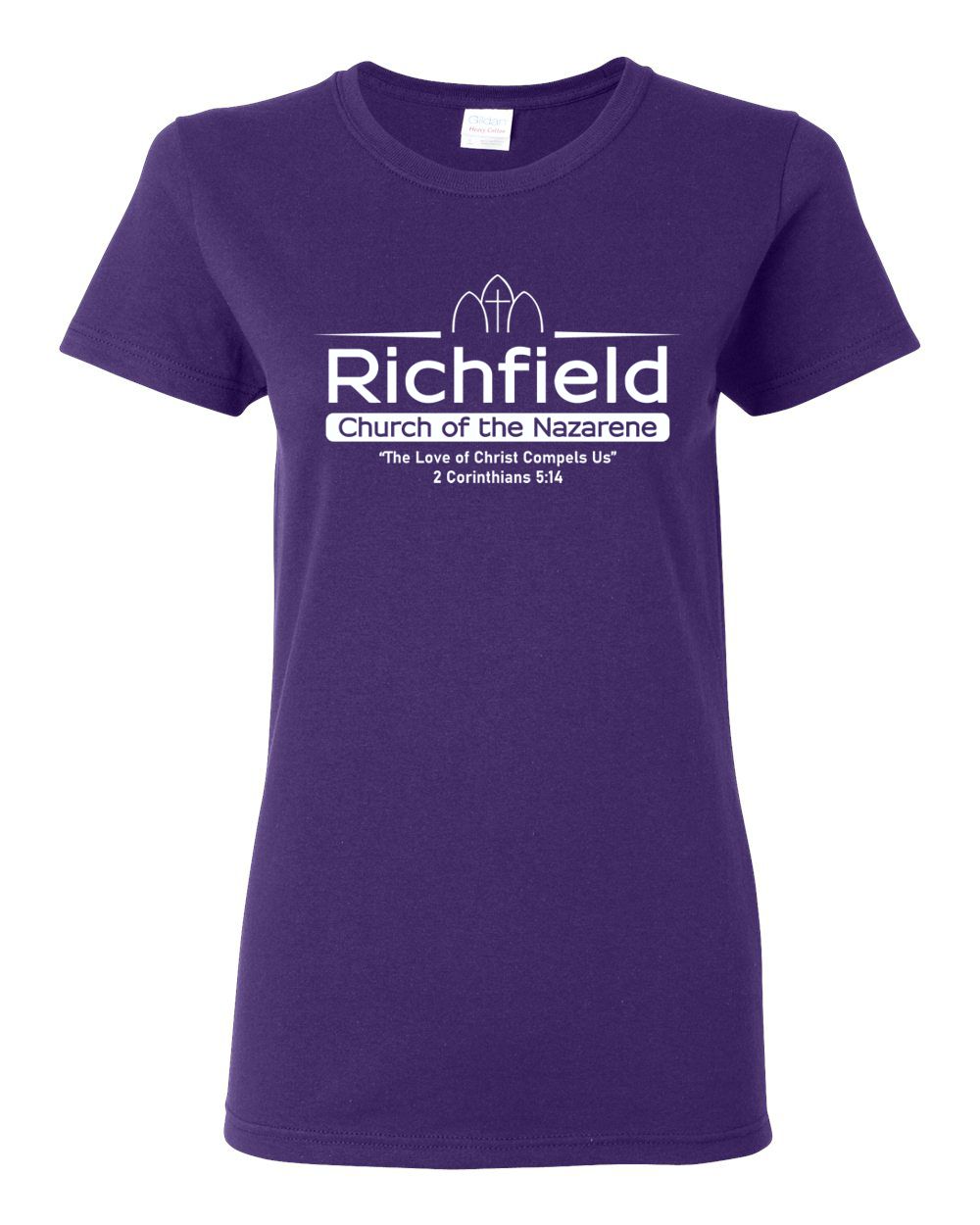 Richfield Church of The Nazarene Basic Ladies T-shirt