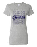 Martian Block Goodrich Script Basic T-shirt - GRPTO