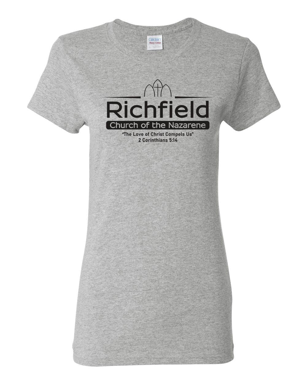 Richfield Church of The Nazarene Basic Ladies T-shirt