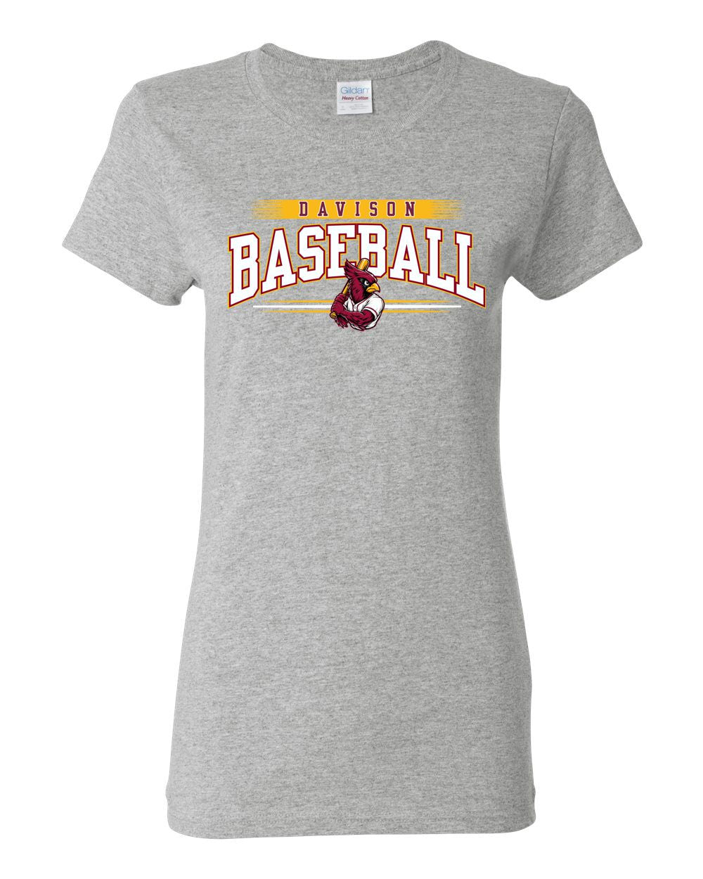 Davison Baseball Club Basic Ladies T-shirt