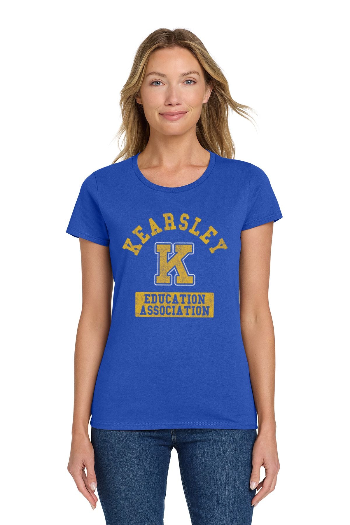 Kearsley Education Association Ladies Basic T-shirt