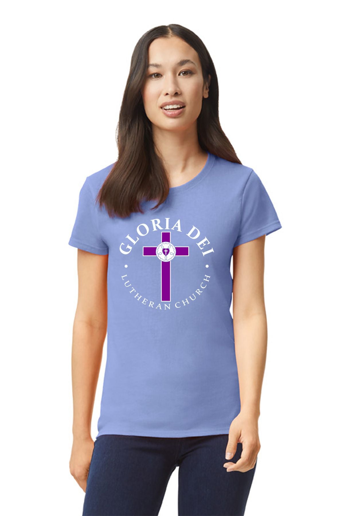 Gloria Dei Lutheran Church Basic Ladies T-shirt