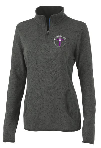 Gloria Dei Lutheran Church Women's Heathered Sweater Fleece Pullover