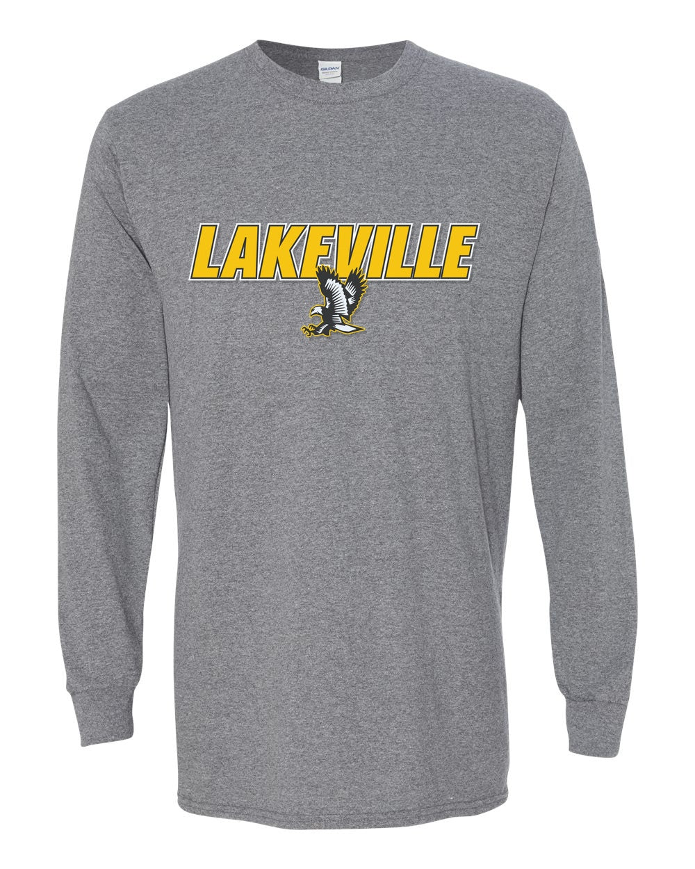 Lakeville Italic Over Logo Basic Long Sleeve Shirt