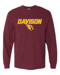 Davison Italic Logo Basic Long Sleeve Shirt