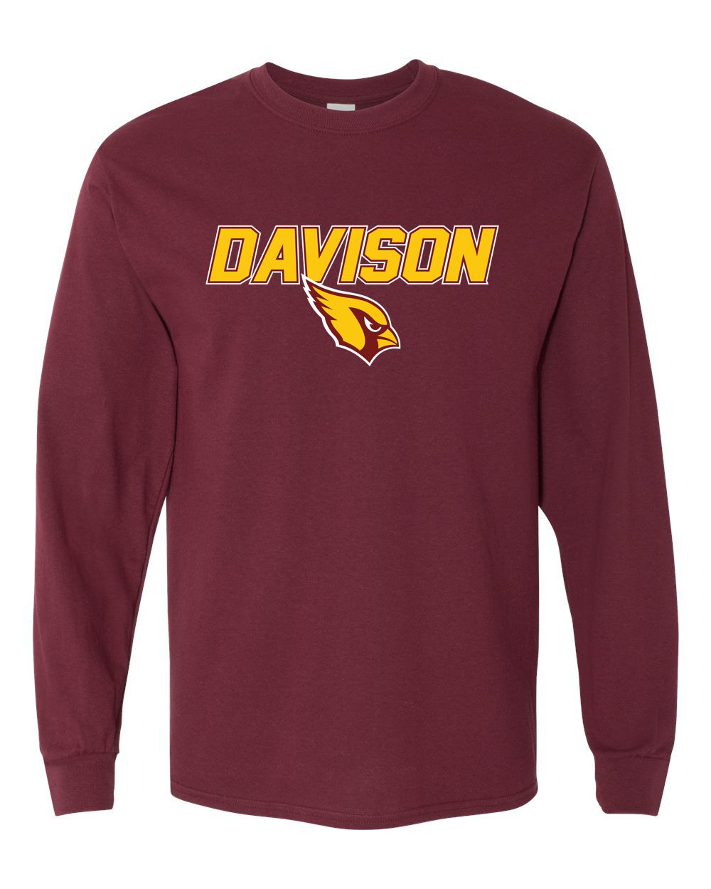 Davison Italic Logo Basic Long Sleeve Shirt