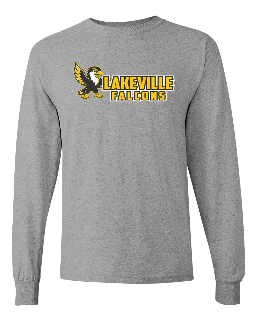 Lakeville Cartoon Falcons Basic Long Sleeve Shirt