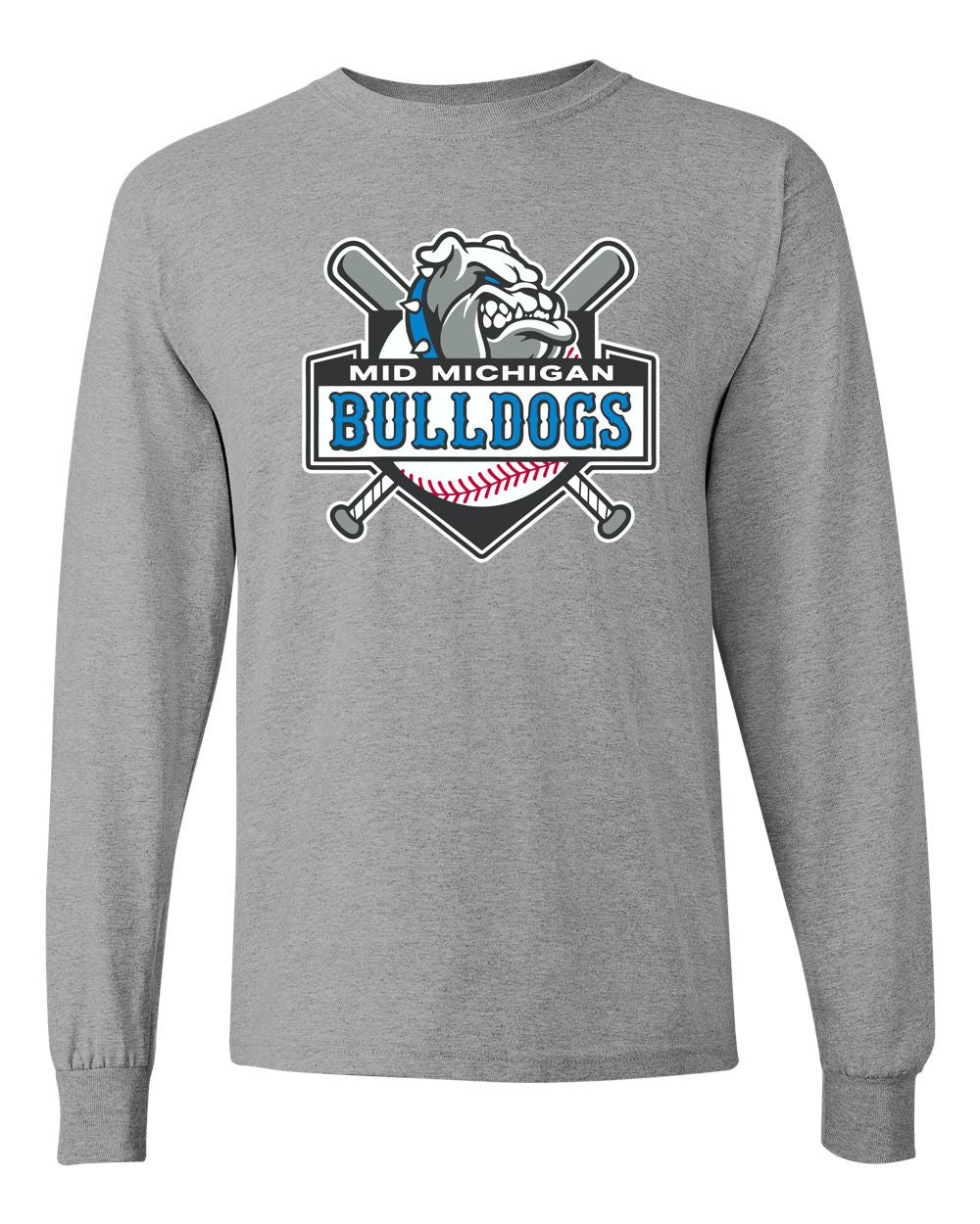 Mid Michigan Bulldogs Basic Long Sleeve Shirt