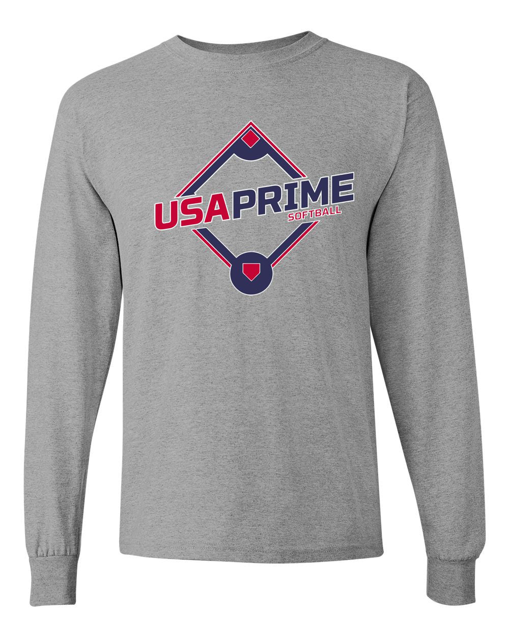 USA Prime Softball Basic Long Sleeve Shirt