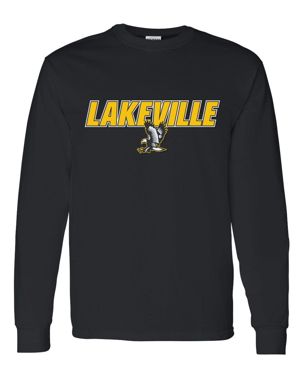 Lakeville Italic Over Logo Basic Long Sleeve Shirt