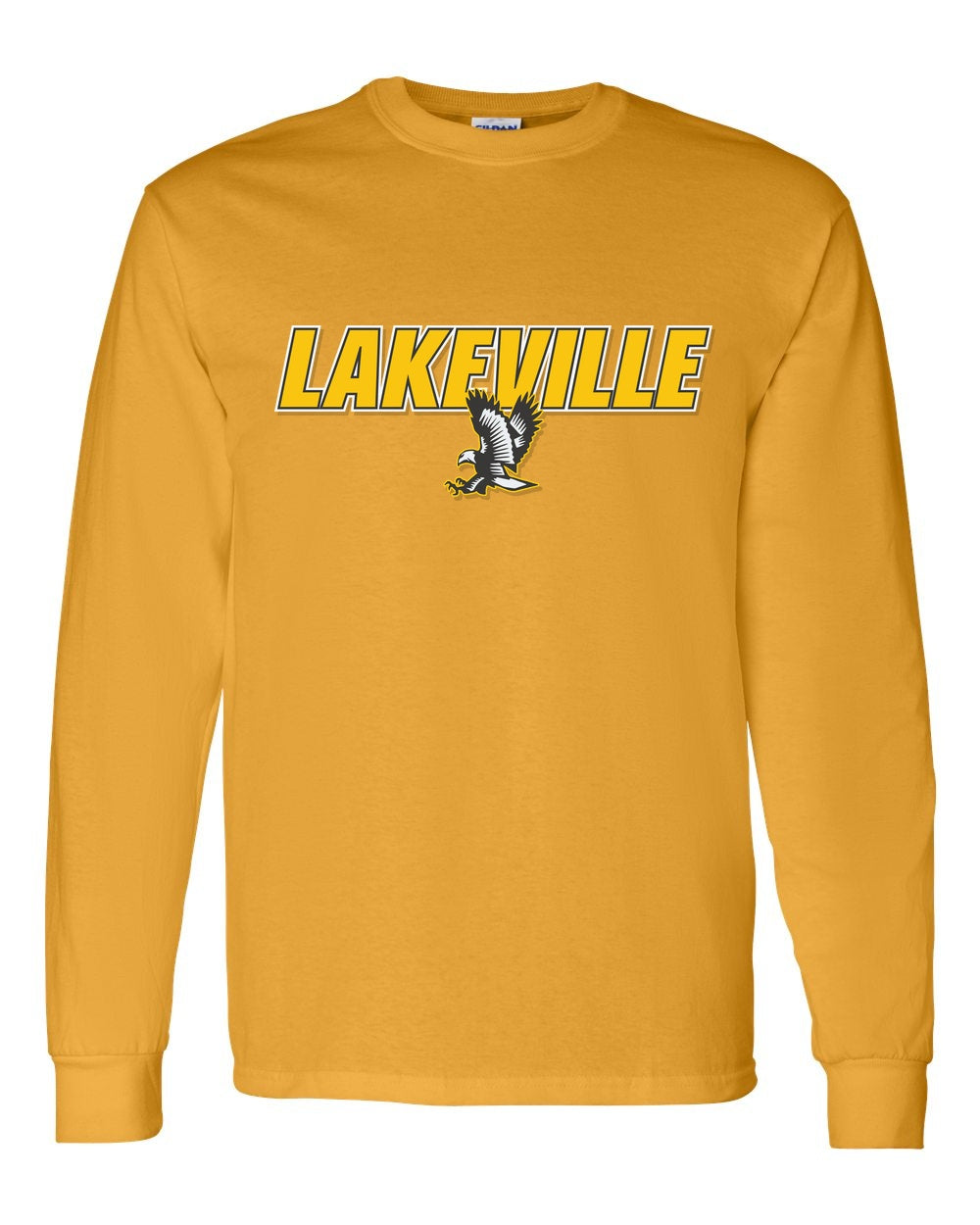 Lakeville Italic Over Logo Basic Long Sleeve Shirt
