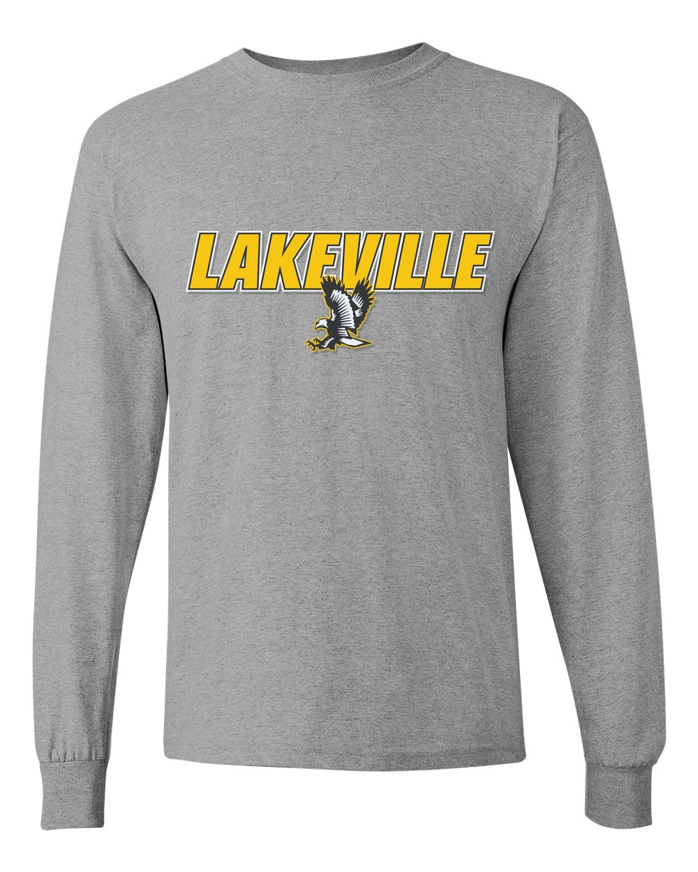Lakeville Italic Over Logo Basic Long Sleeve Shirt