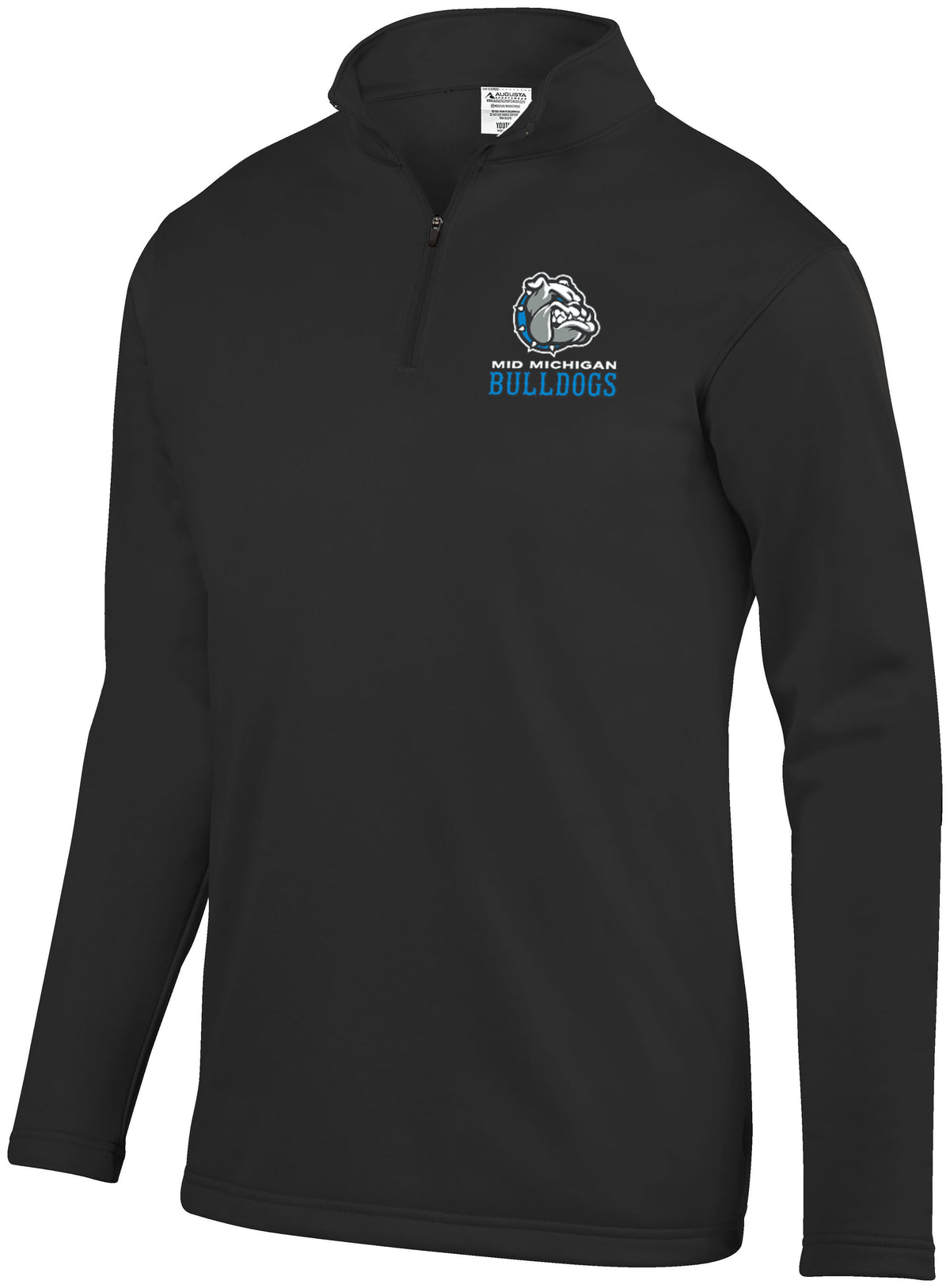 Mid Michigan Bulldogs Wicking Fleece Quarter Zip