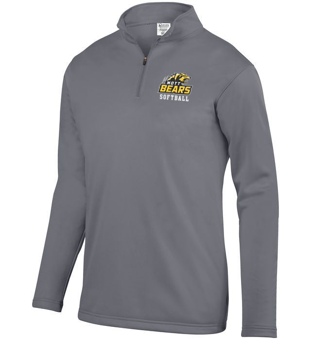 Mott CC Softball Wicking Fleece Quarter Zip