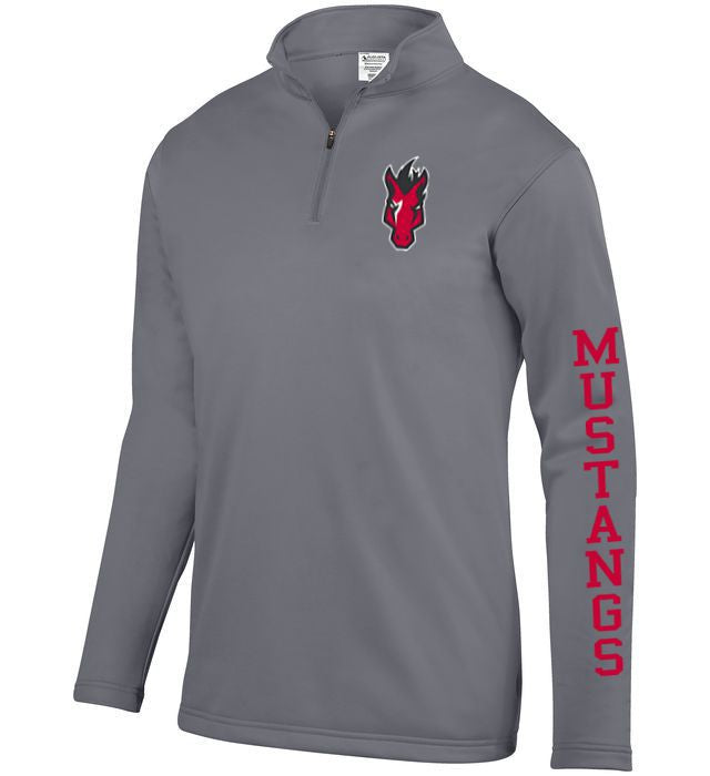 Mustangs Wicking Fleece Quarter Zip