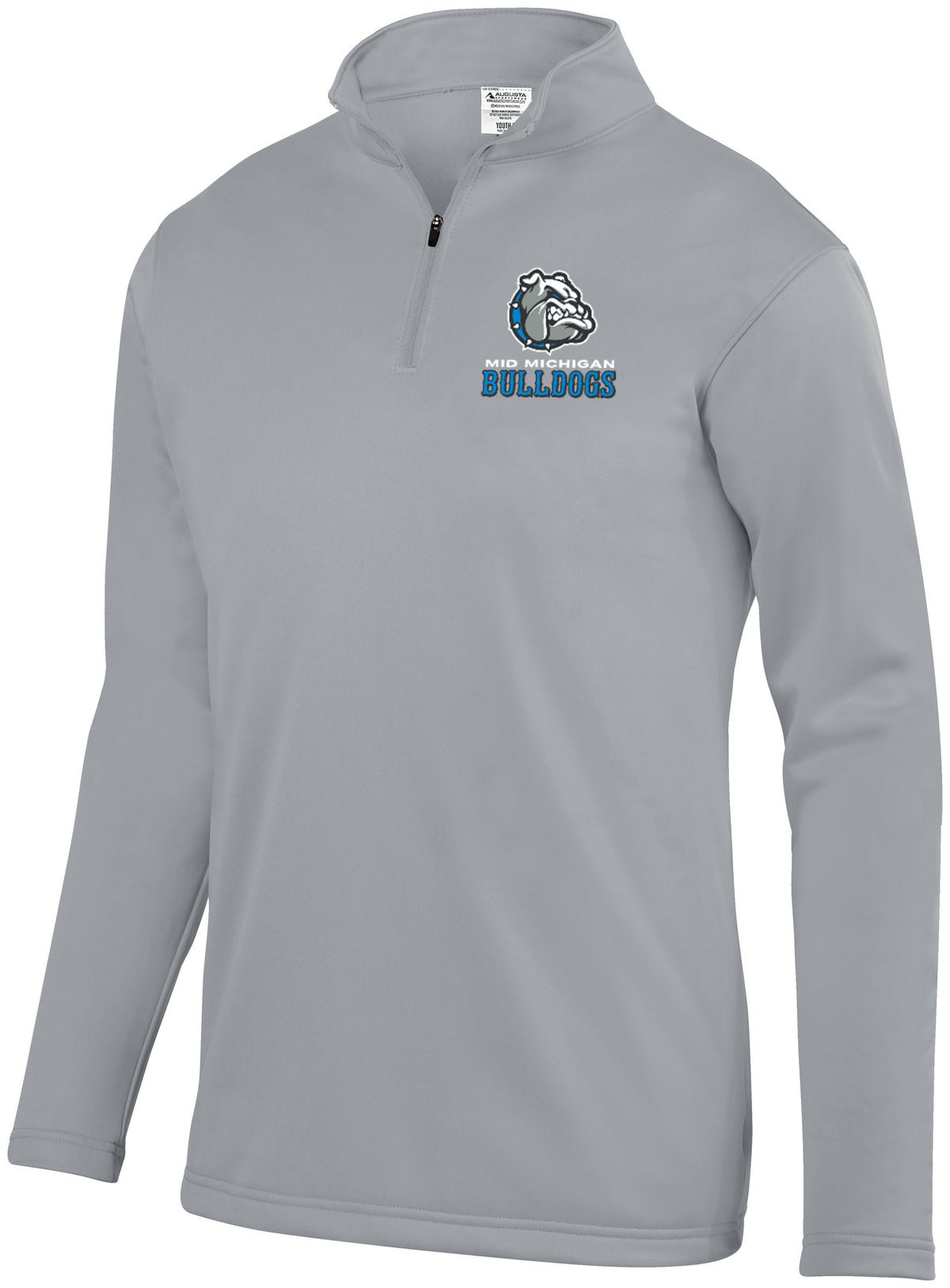 Mid Michigan Bulldogs Wicking Fleece Quarter Zip