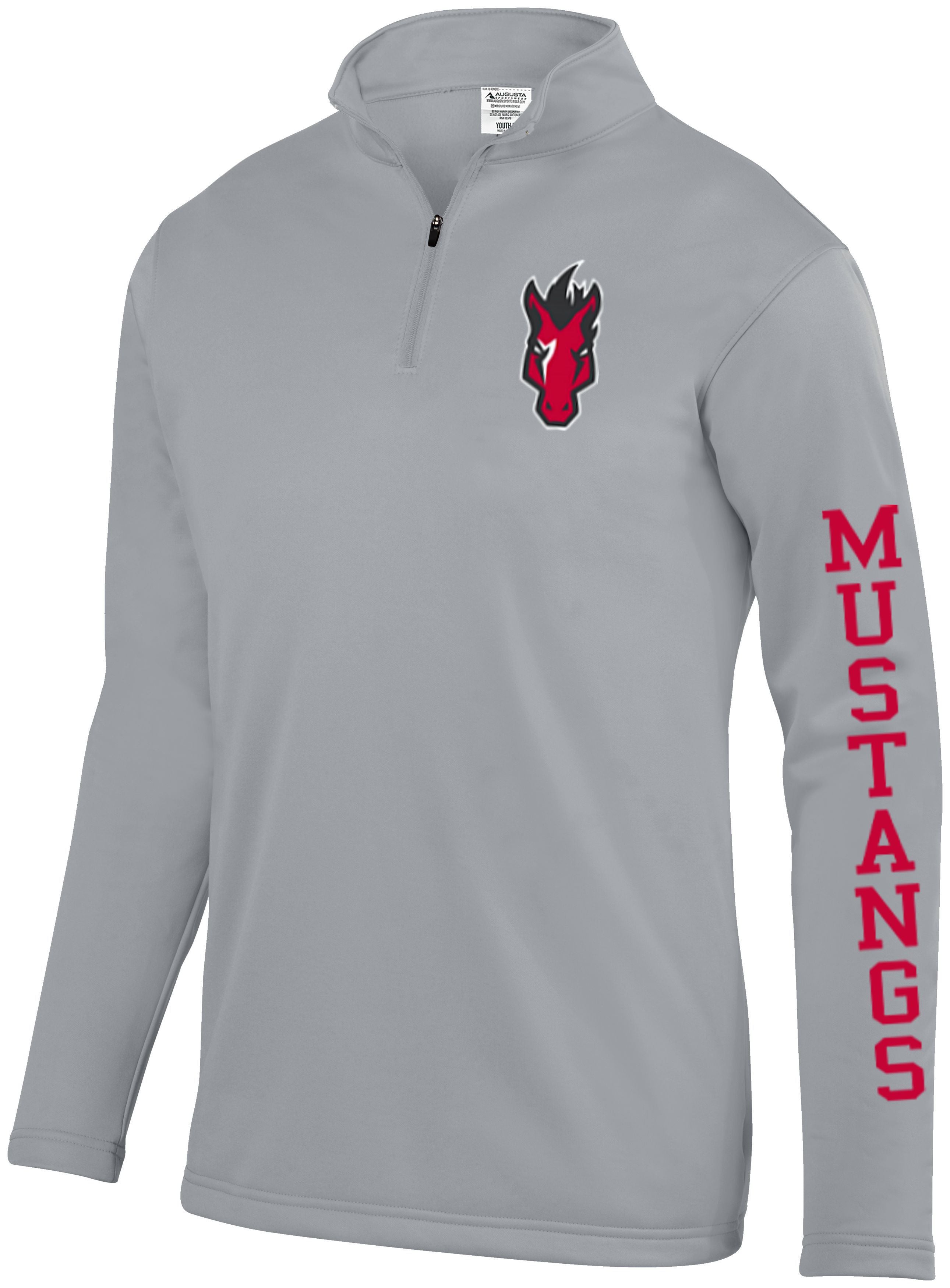 Mustangs Wicking Fleece Quarter Zip