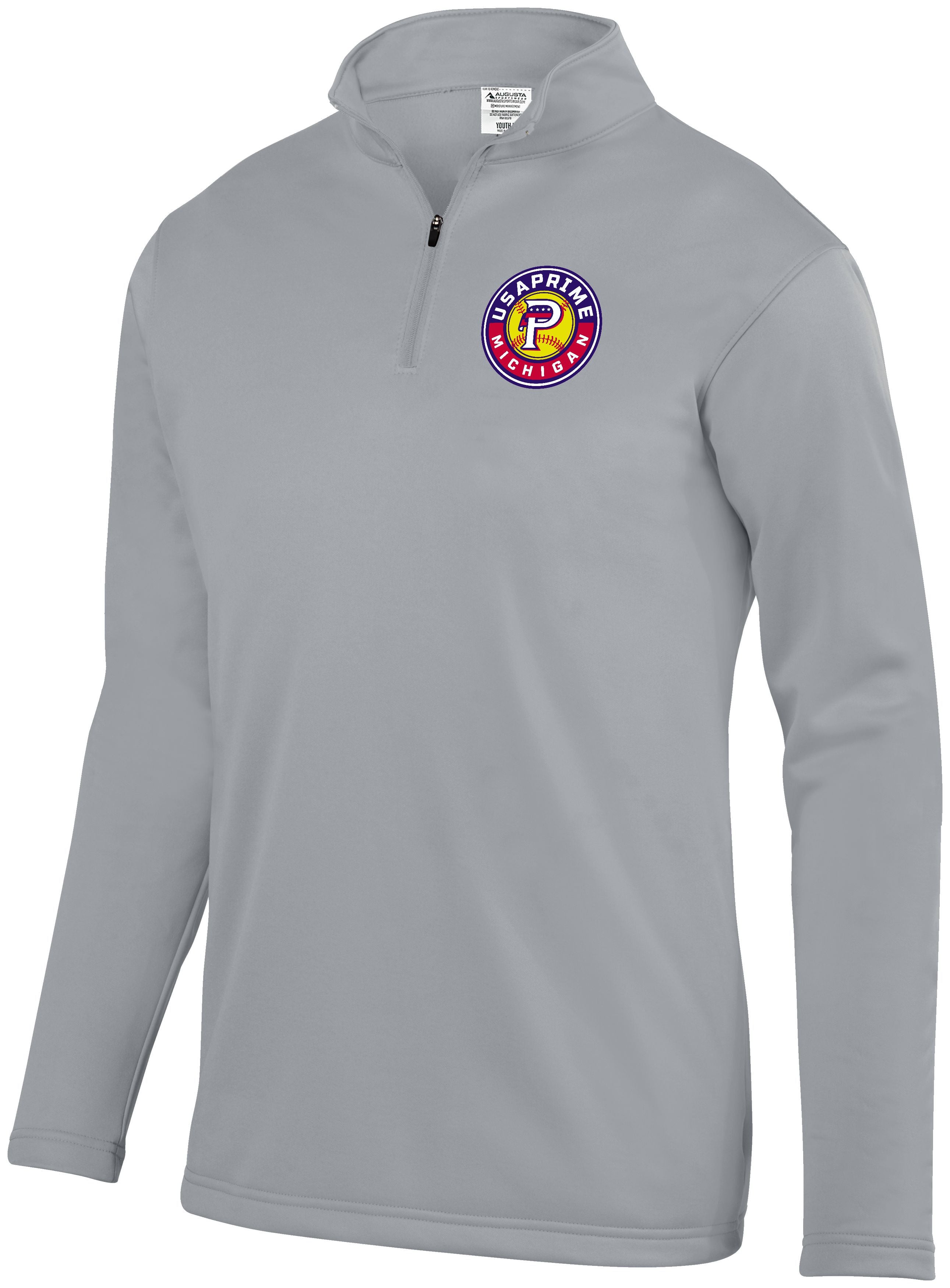 USA Prime Softball Wicking Fleece Quarter Zip