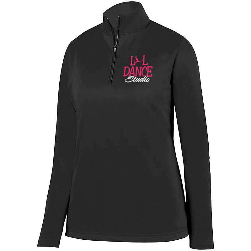 L&L Dance Studio Wicking Fleece Embroidered Quarter Zip