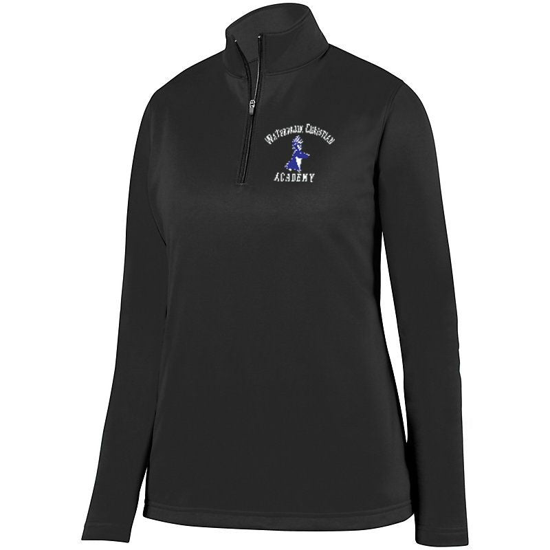 Waterbrook Christian Academy Ladies 1/4 Wicking Fleece Pullover