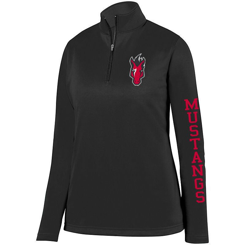 Mustangs Wicking Fleece Quarter Zip