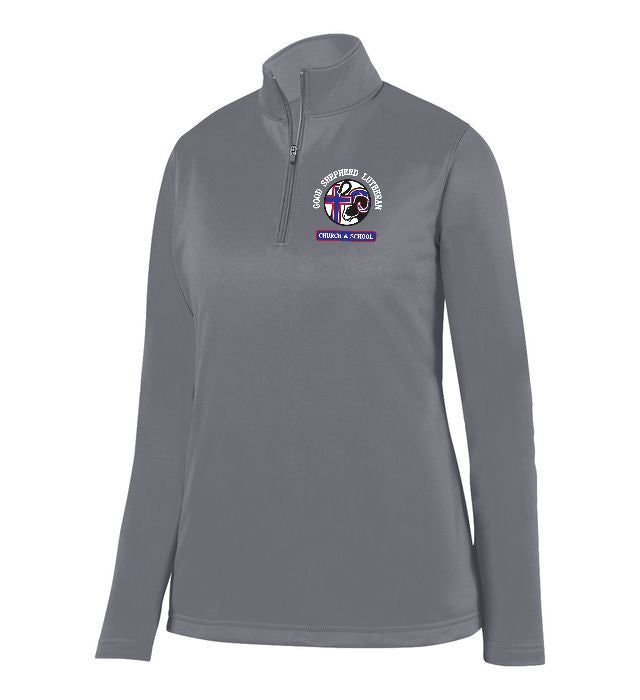 Good Shepherd Ladies 1/4 Wicking Fleece Pullover