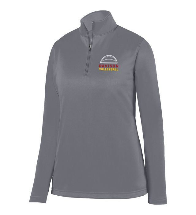 Davison Volleyball Wicking Fleece Quarter Zip