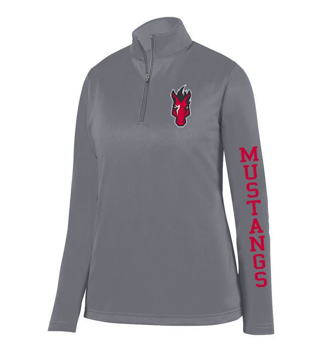 Mustangs Wicking Fleece Quarter Zip