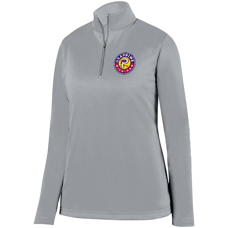 USA Prime Softball Wicking Fleece Quarter Zip