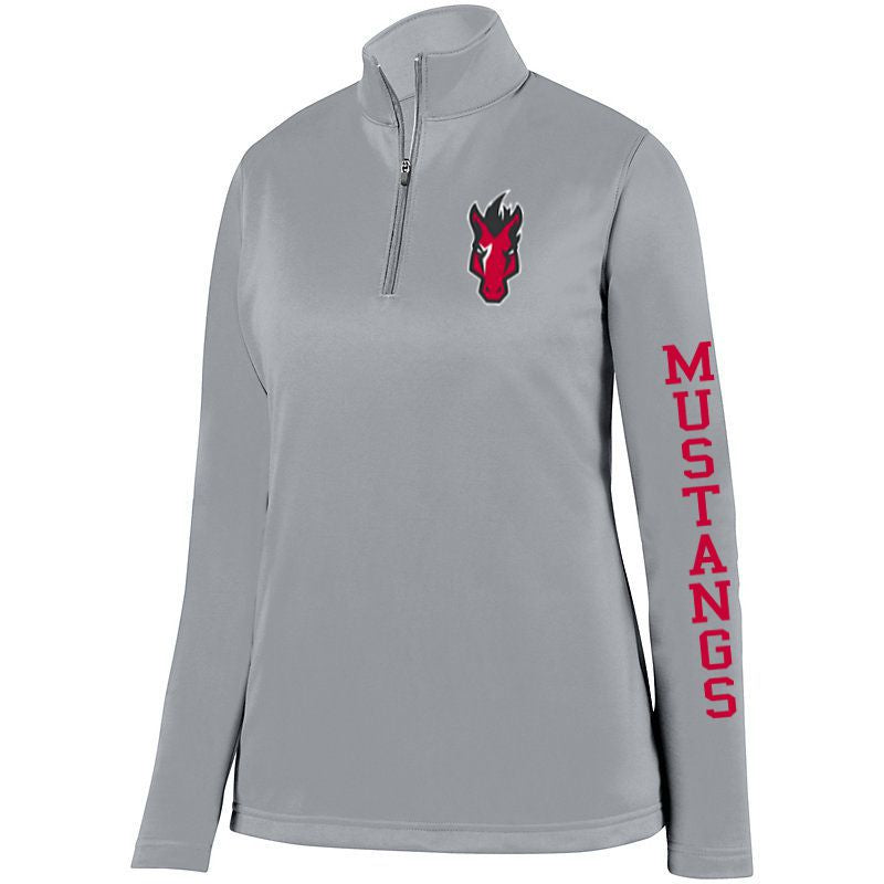 Mustangs Wicking Fleece Quarter Zip