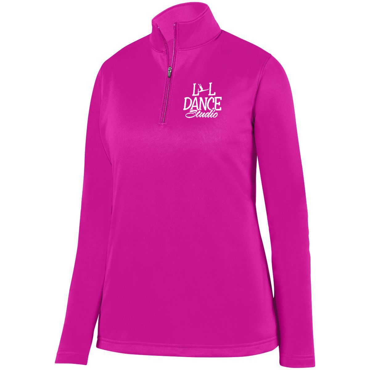 L&L Dance Studio Wicking Fleece Embroidered Quarter Zip