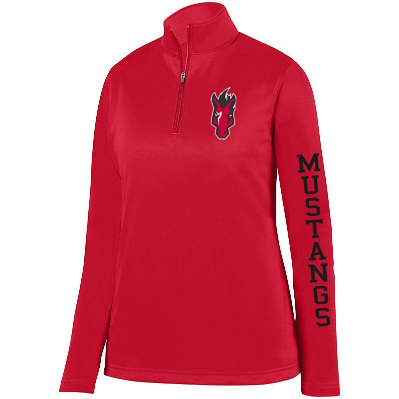 Mustangs Wicking Fleece Quarter Zip