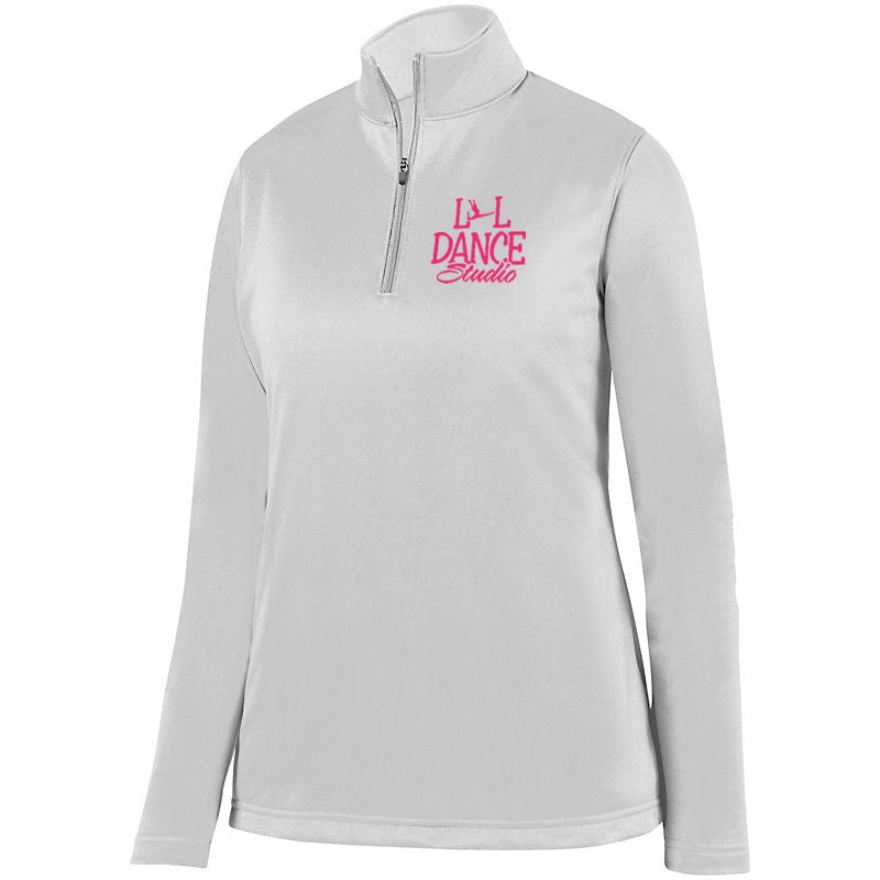 L&L Dance Studio Wicking Fleece Embroidered Quarter Zip