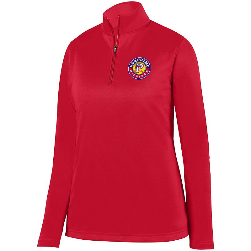 USA Prime Softball Wicking Fleece Quarter Zip
