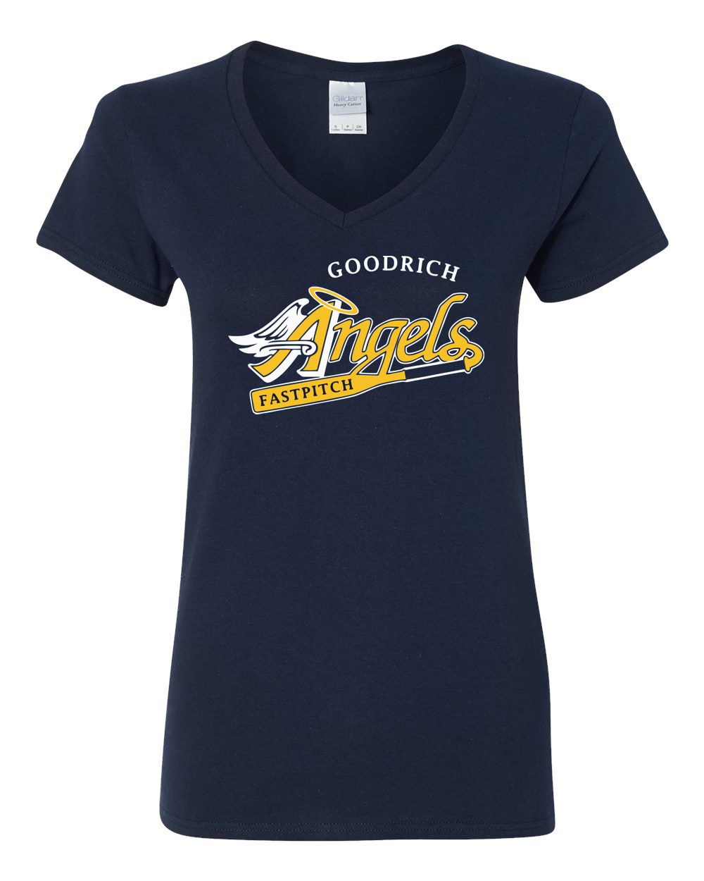 Goodrich Angels Ladies V-Neck T-shirt
