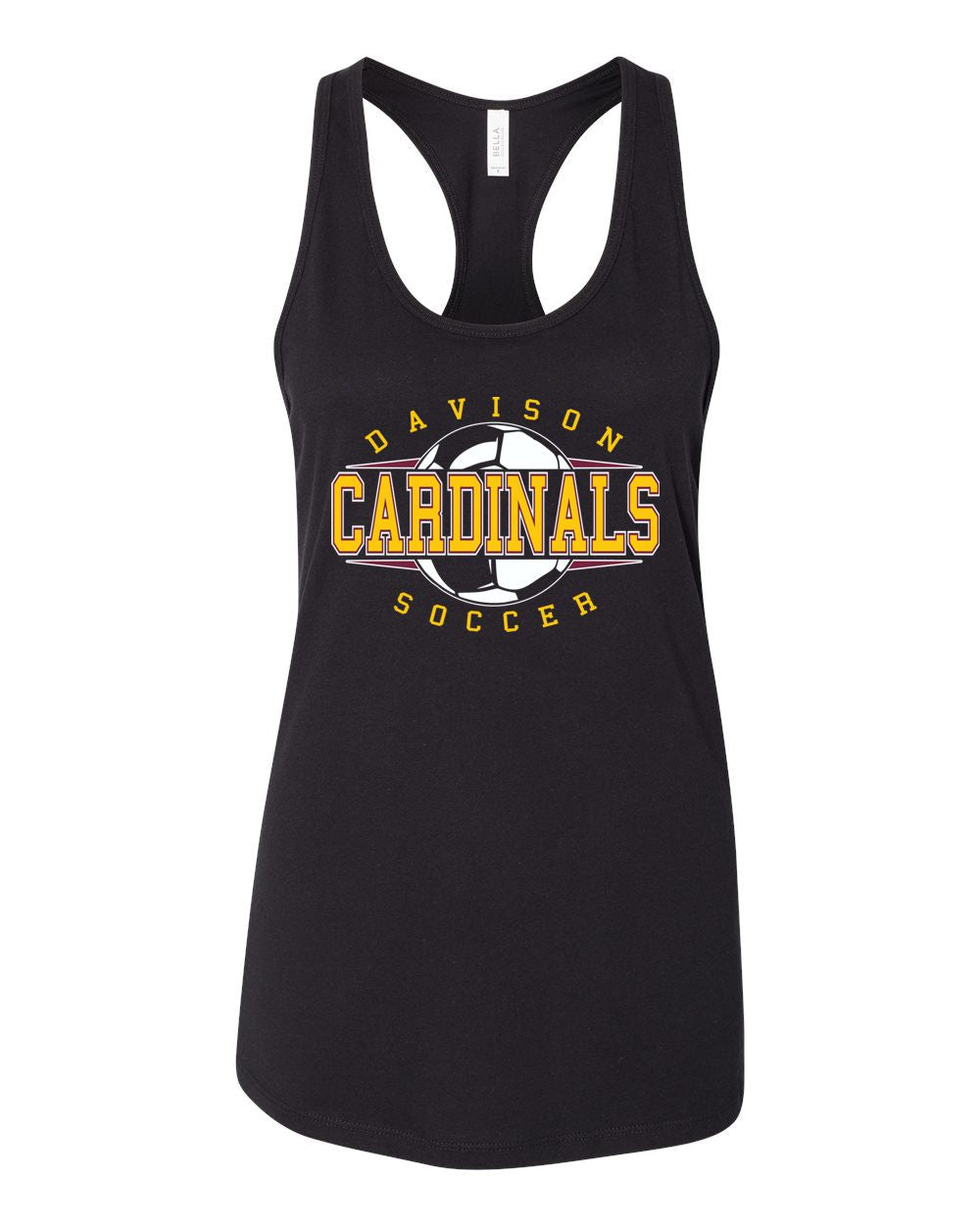 Davison Soccer Ladies Racerback Tank
