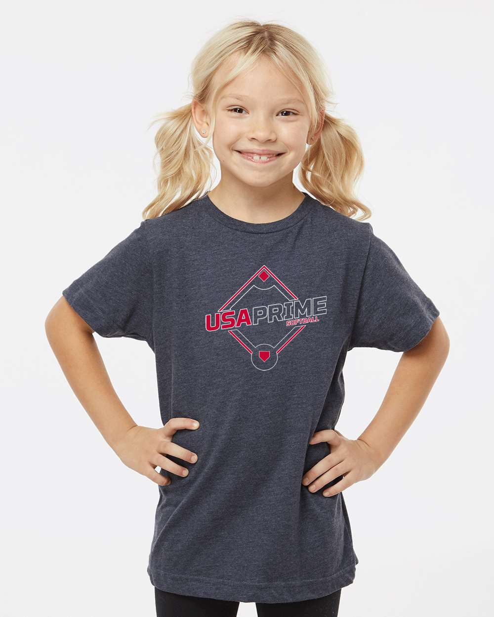 USA Prime Softball Youth Fine Jersey Tee