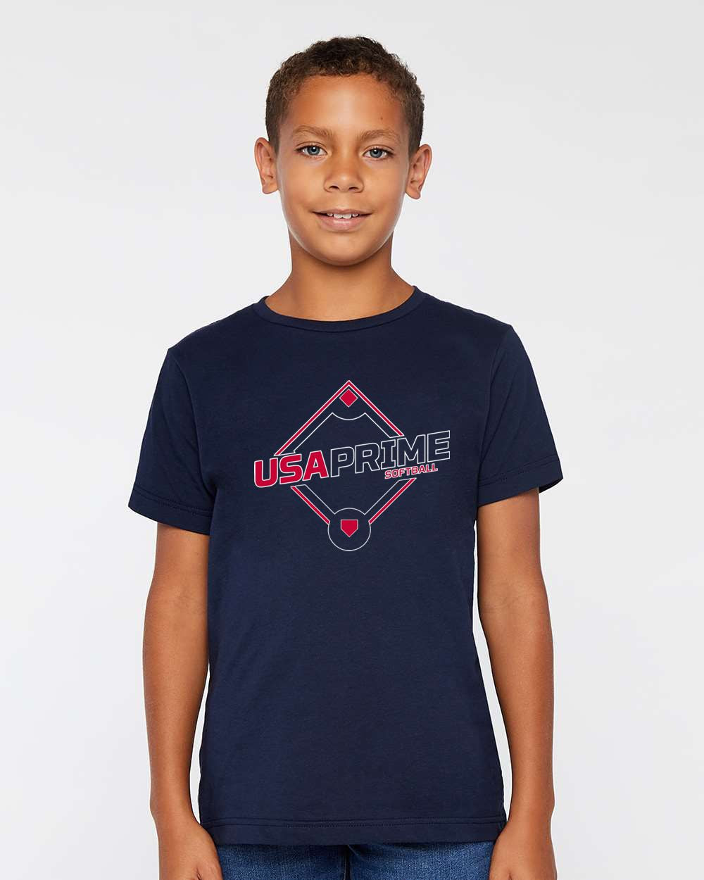 USA Prime Softball Youth Fine Jersey Tee