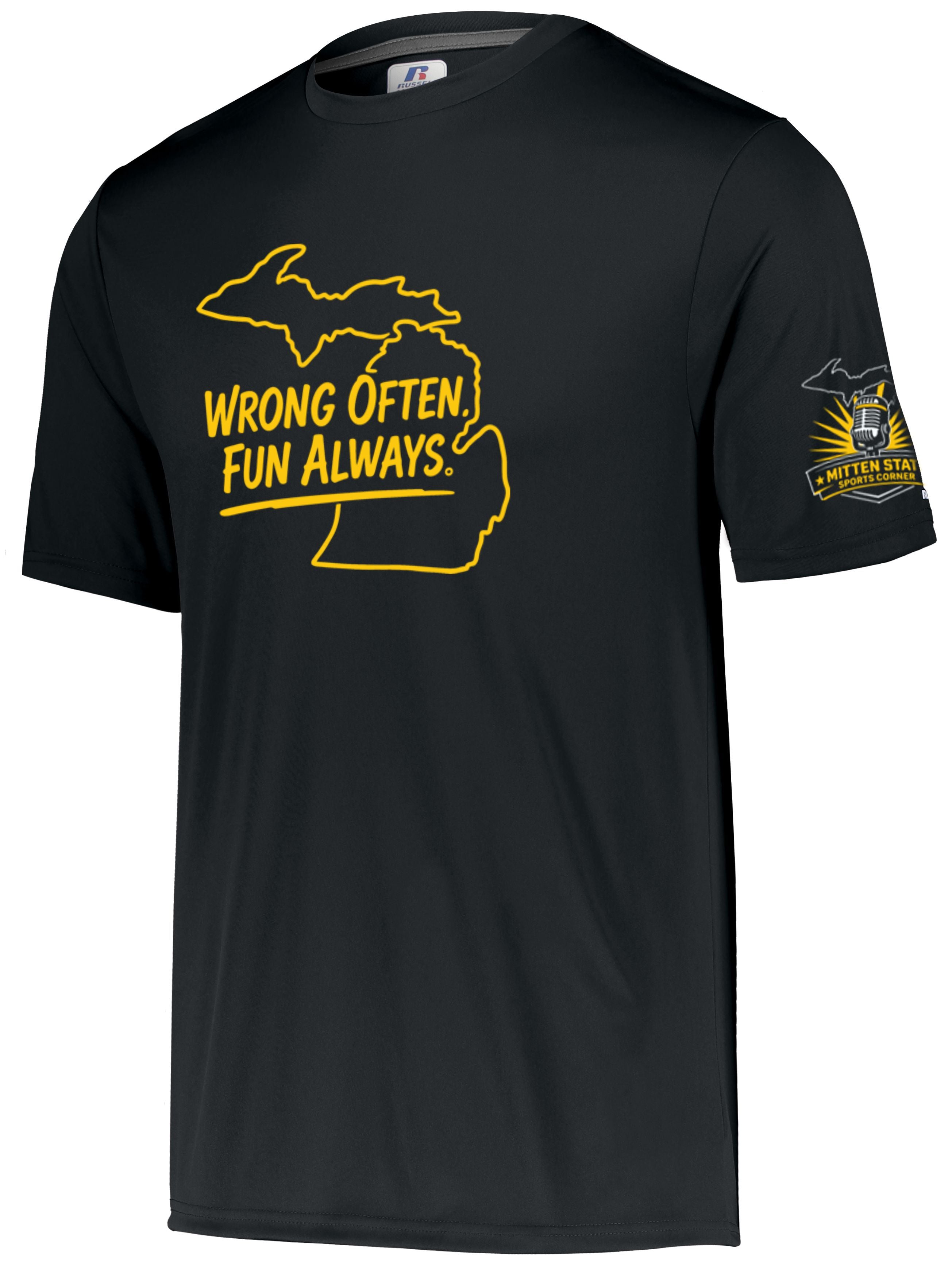 Mitten State Sports Corner Performance T-Shirt