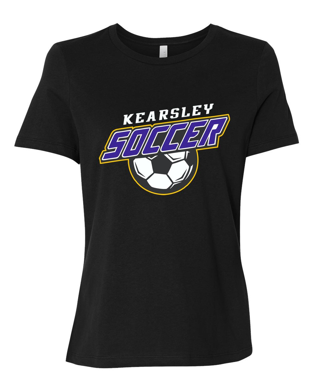 Kearsley Soccer Bella Canvas Women’s Relaxed Jersey Tee