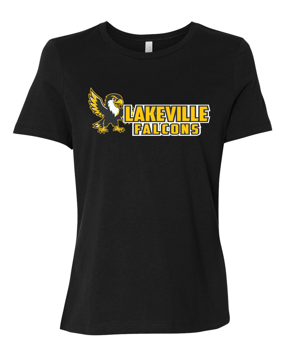 Lakeville Cartoon Falcons Bella Canvas Women’s Relaxed Jersey Tee