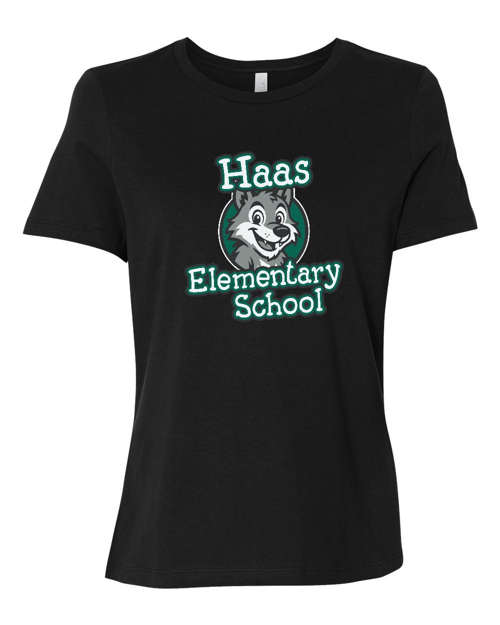 Haas Elementary  Bella Canvas Women’s Relaxed Jersey Tee