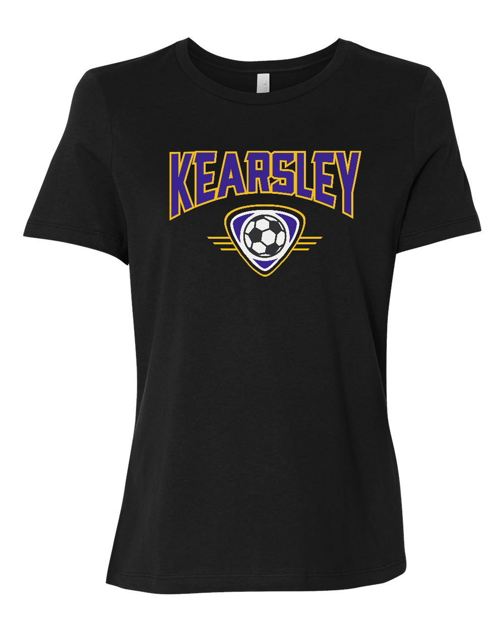 Kearsley Soccer Bella Canvas Women’s Relaxed Jersey Tee