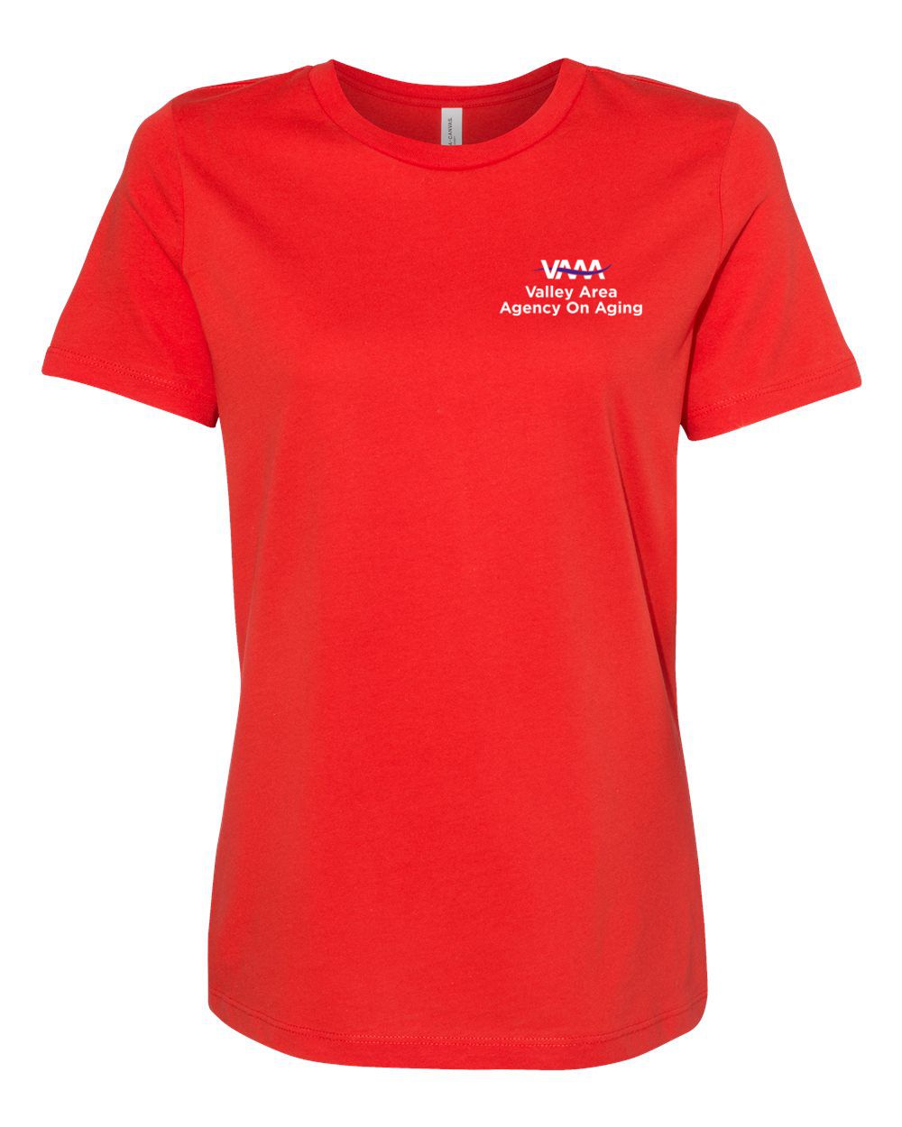 Valley Area Agency On Aging Bella Canvas Women’s Relaxed Jersey Tee