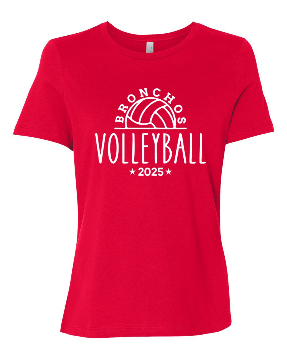 Holly Volleyball Bella Canvas Women’s Relaxed Jersey Tee