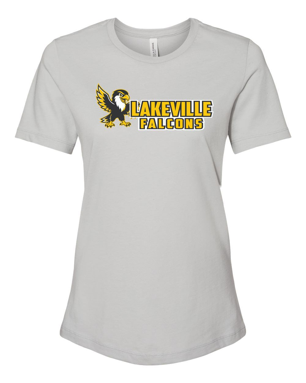 Lakeville Cartoon Falcons Bella Canvas Women’s Relaxed Jersey Tee