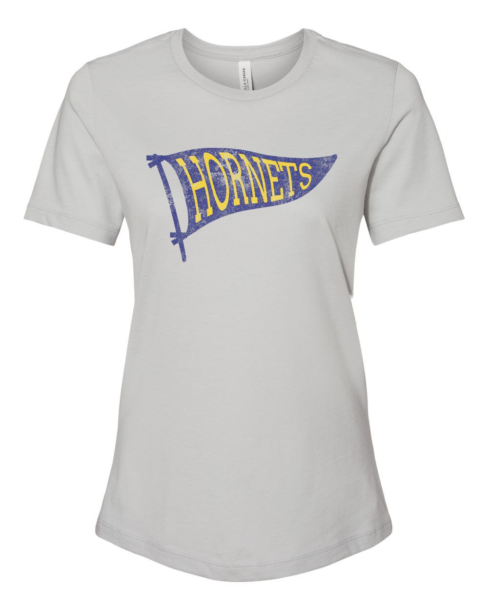 Kearsley Hornets Pennant Bella Canvas Women’s Relaxed Jersey Tee