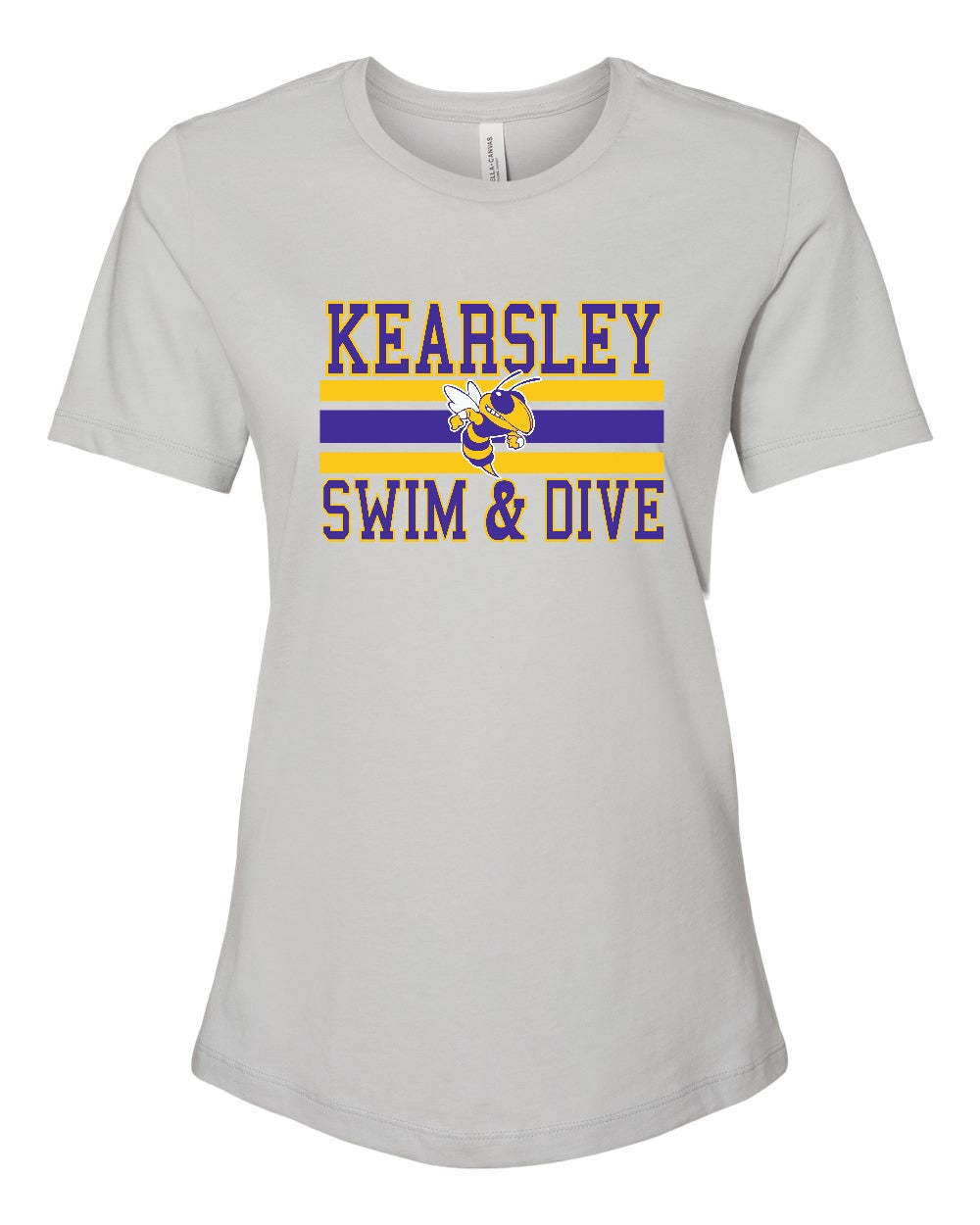 Kearsley Swim Bella Canvas Women’s Relaxed Jersey Tee