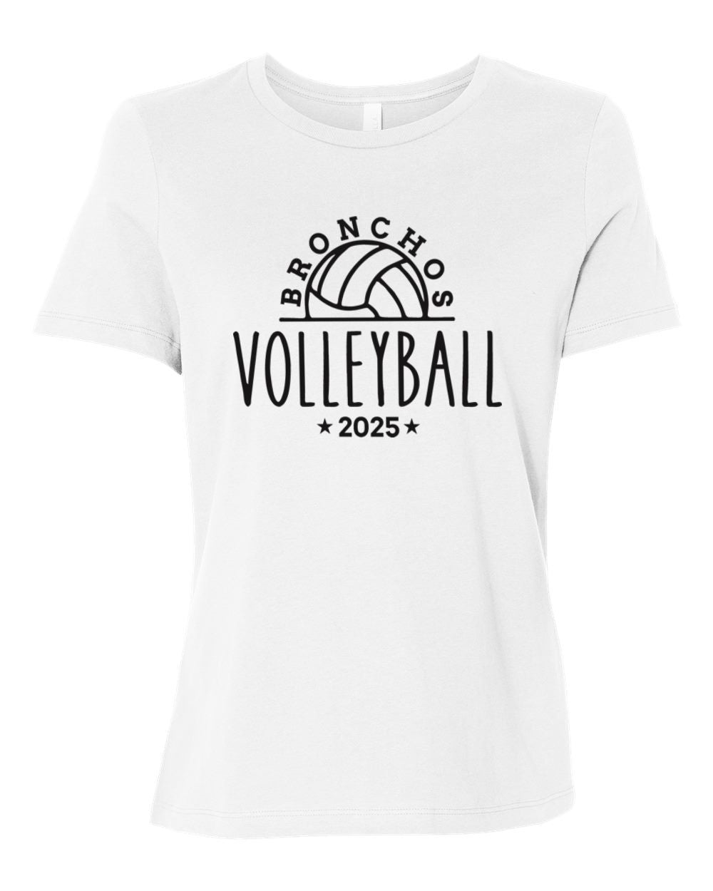 Holly Volleyball Bella Canvas Women’s Relaxed Jersey Tee
